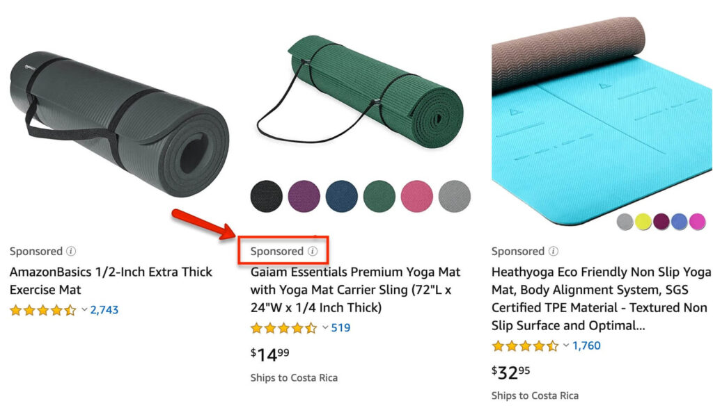 Heathyoga Eco Friendly Non Slip Yoga Mat, Body Alignment System, SGS  Certified TPE Material - Textured Non Slip Surface