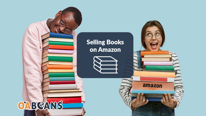 Boy & girl selling their books on Amazon.
