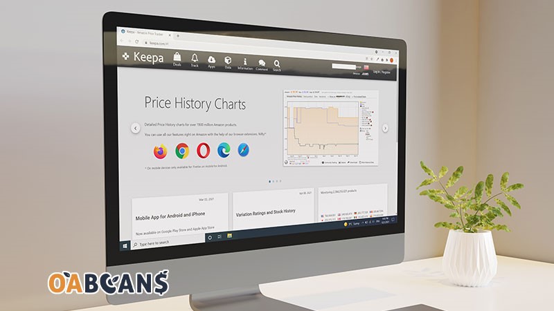 with Keepa extension, sellers can track price of products.