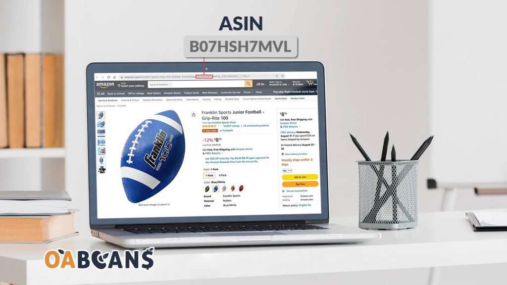 You can check Amazon ASIN number from the URL of the product on Amazon.