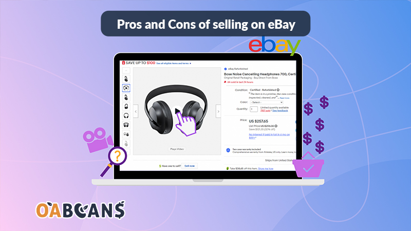 Pros & cons of selling on eBay.