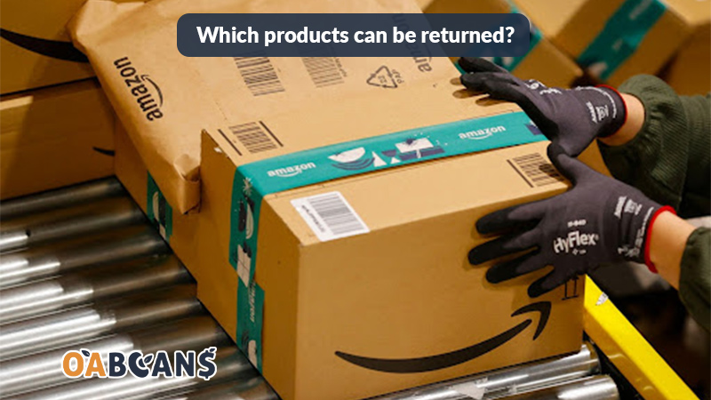 Some products can be returned on Amazon but some not.