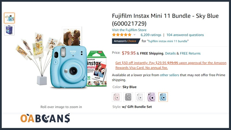 Fujifilm camera Amazon bundle