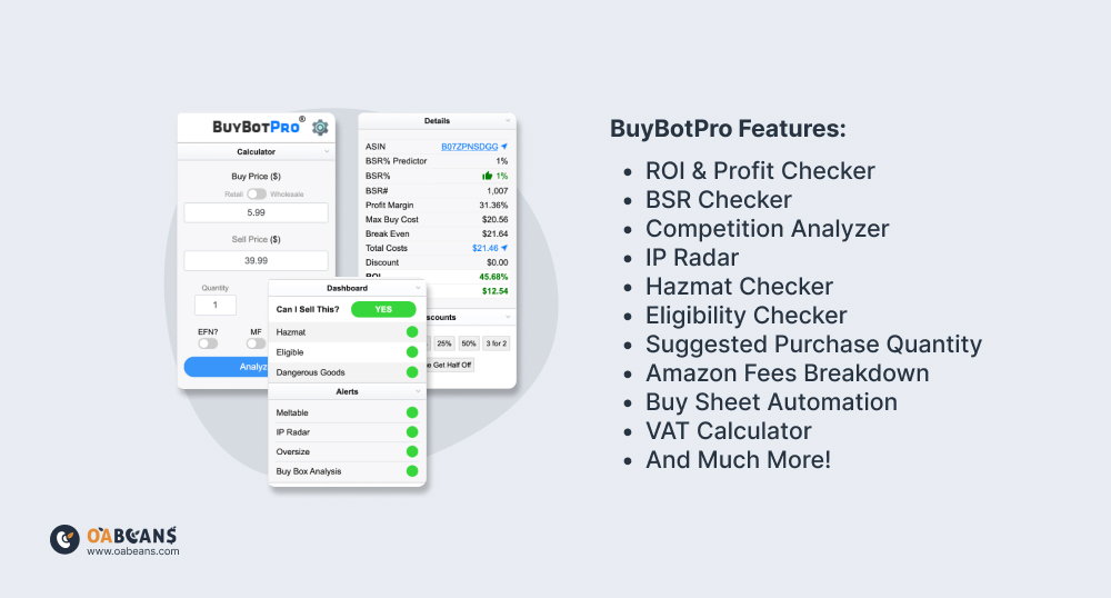 Buybotpro features